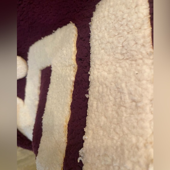 FILA Burgundy Sherpa Jacket (S) - Picture 7 of 7